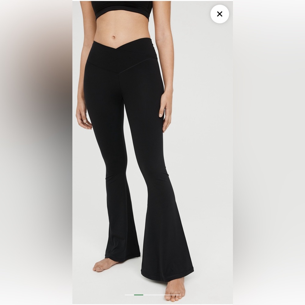 Aerie Offline Flare Leggings Black